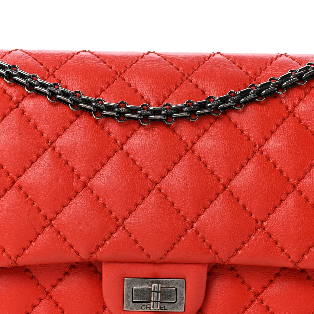Calfskin Stitched 2.55 Reissue 226 Flap Red