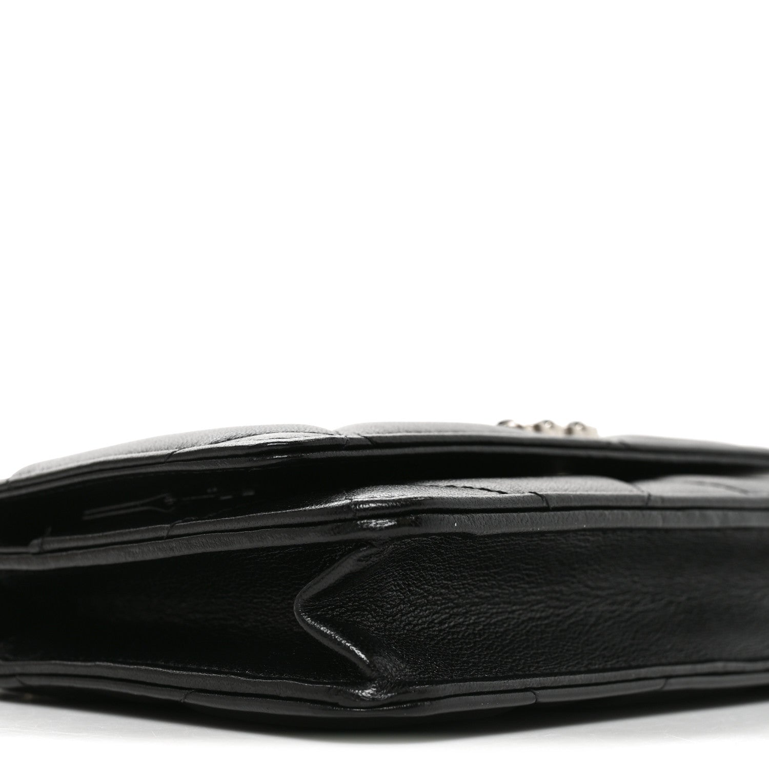 Lambskin Quilted Chanel 19 Wallet On Chain WOC Black