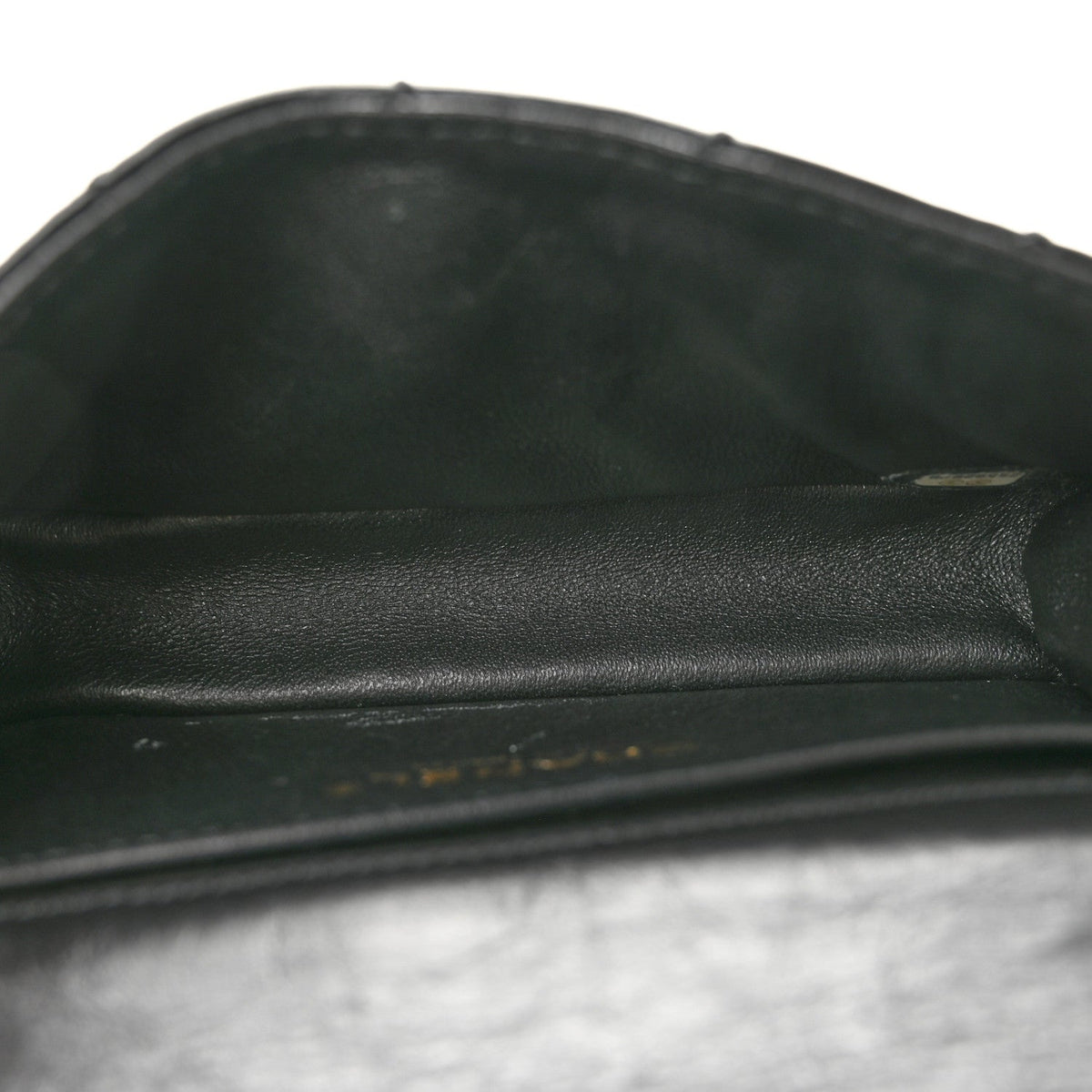 Aged Calfskin Quilted 2.55 Reissue Chain Waist Bag Black