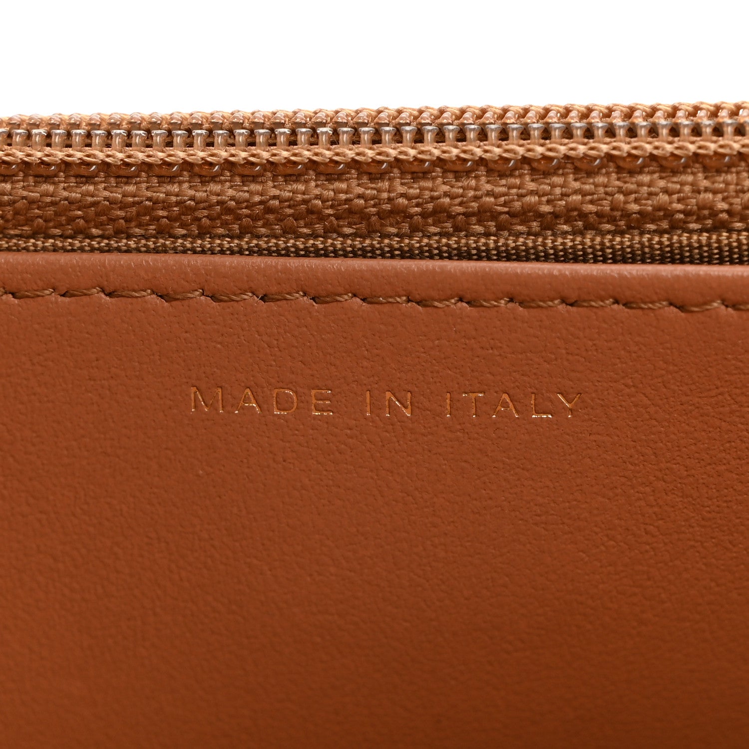 Lambskin Quilted Chanel 19 Wallet On Chain WOC Brown