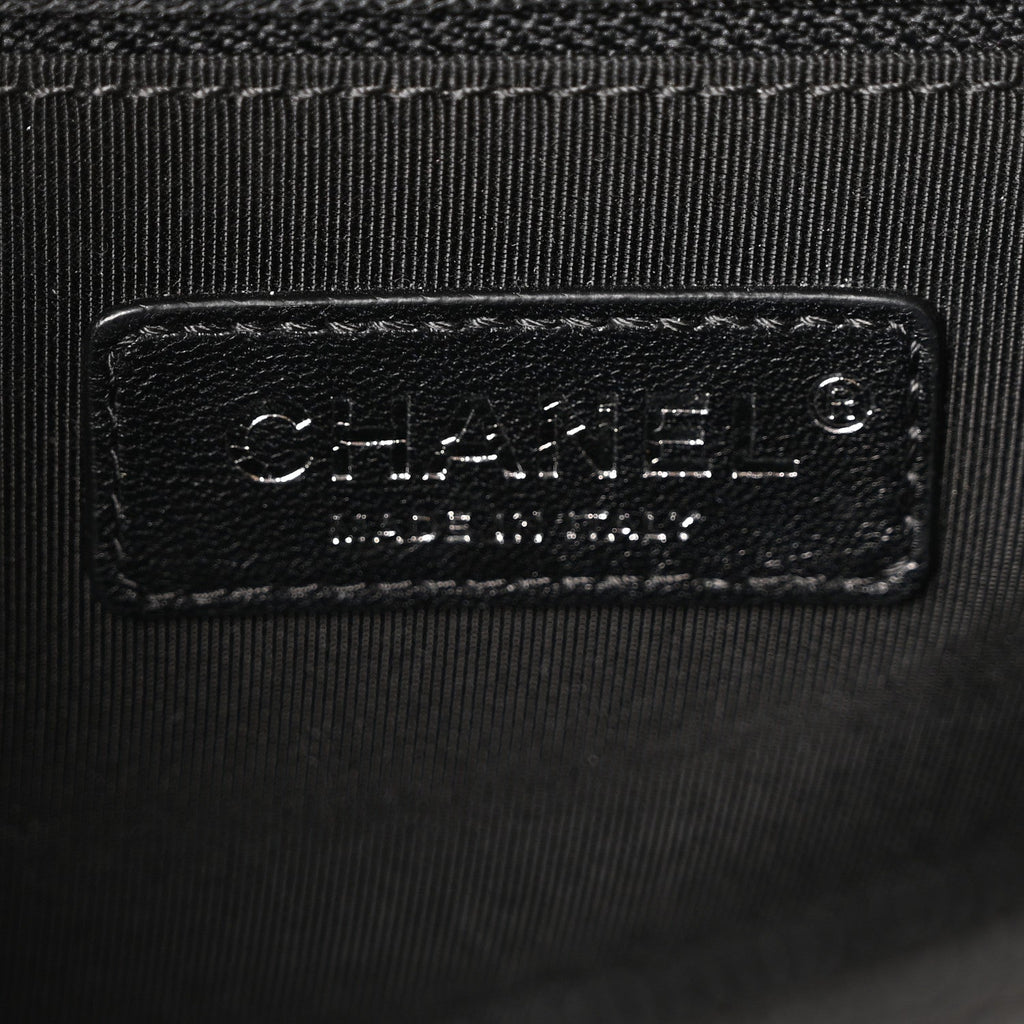 Caviar Quilted New Medium Boy Flap Black