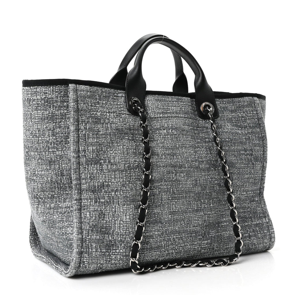 Canvas Medium Deauville Tote Charcoal