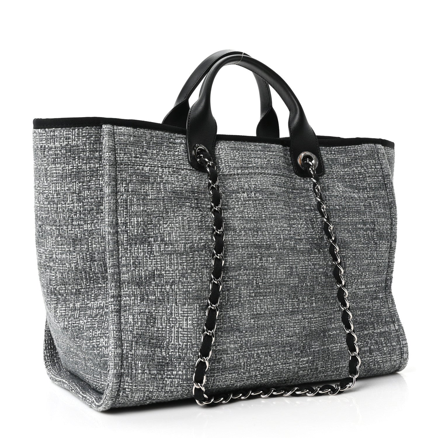 Canvas Medium Deauville Tote Charcoal