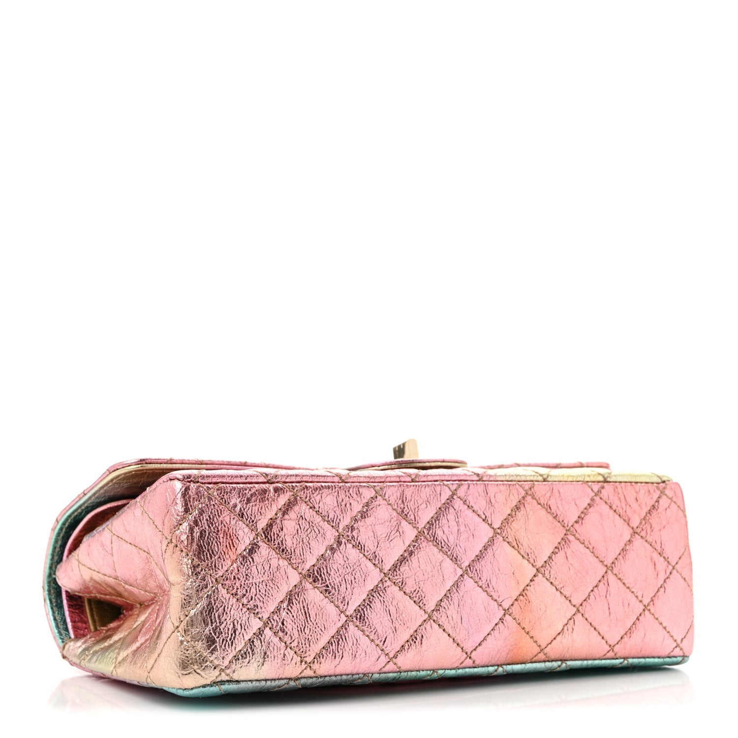 Metallic Goatskin Quilted 2.55 Reissue 225 Flap Multicolor
