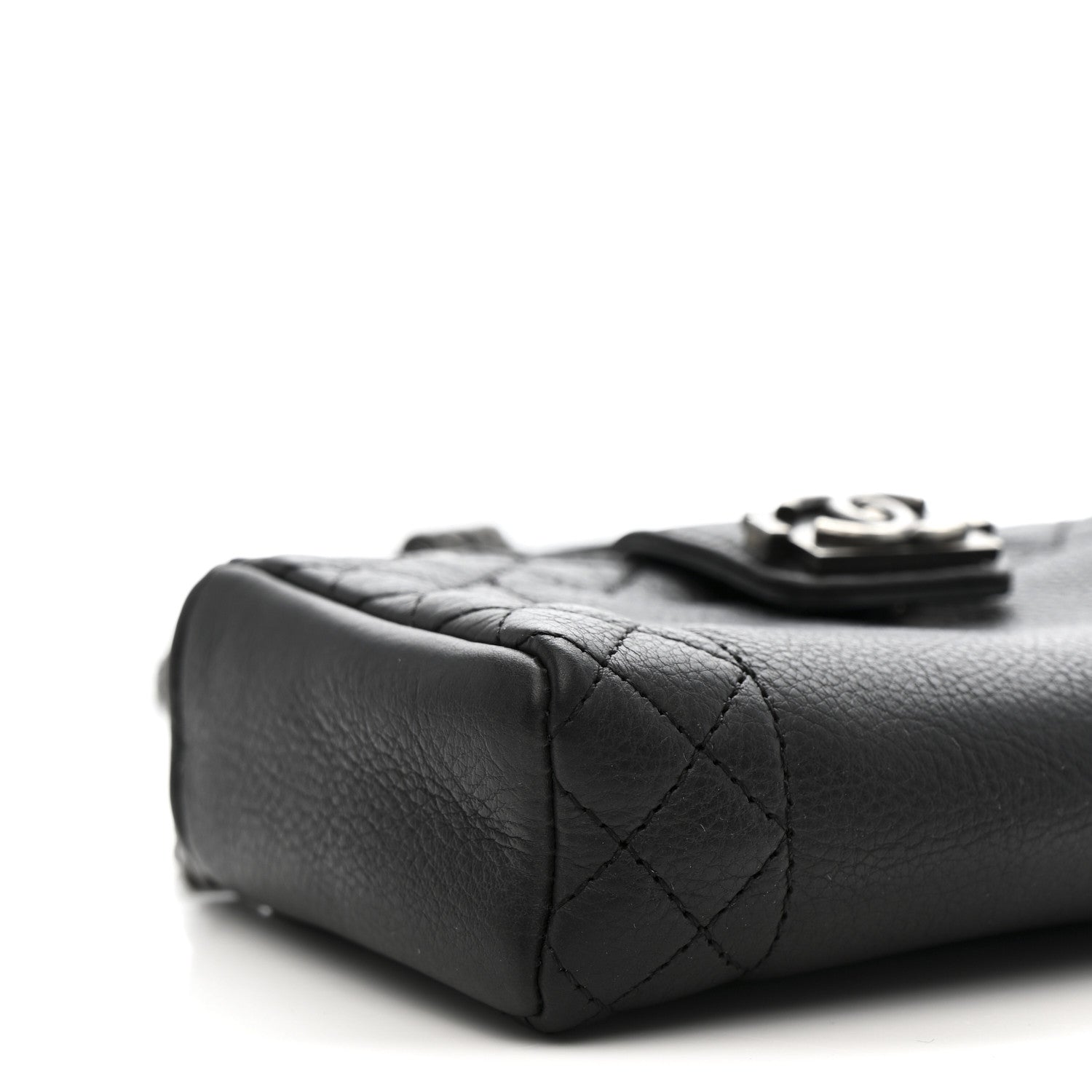 Calfskin Boy Reverso Mini Pochette Black