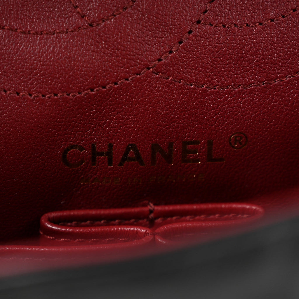 Lambskin Quilted Crush 2.55 Reissue 225 Flap Black