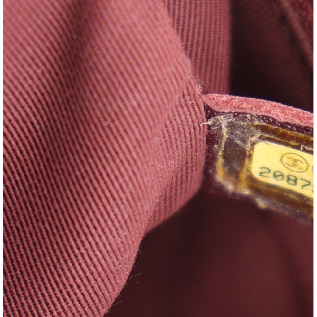 Glazed Calfskin Quilted Medium Coco Boy Flap White