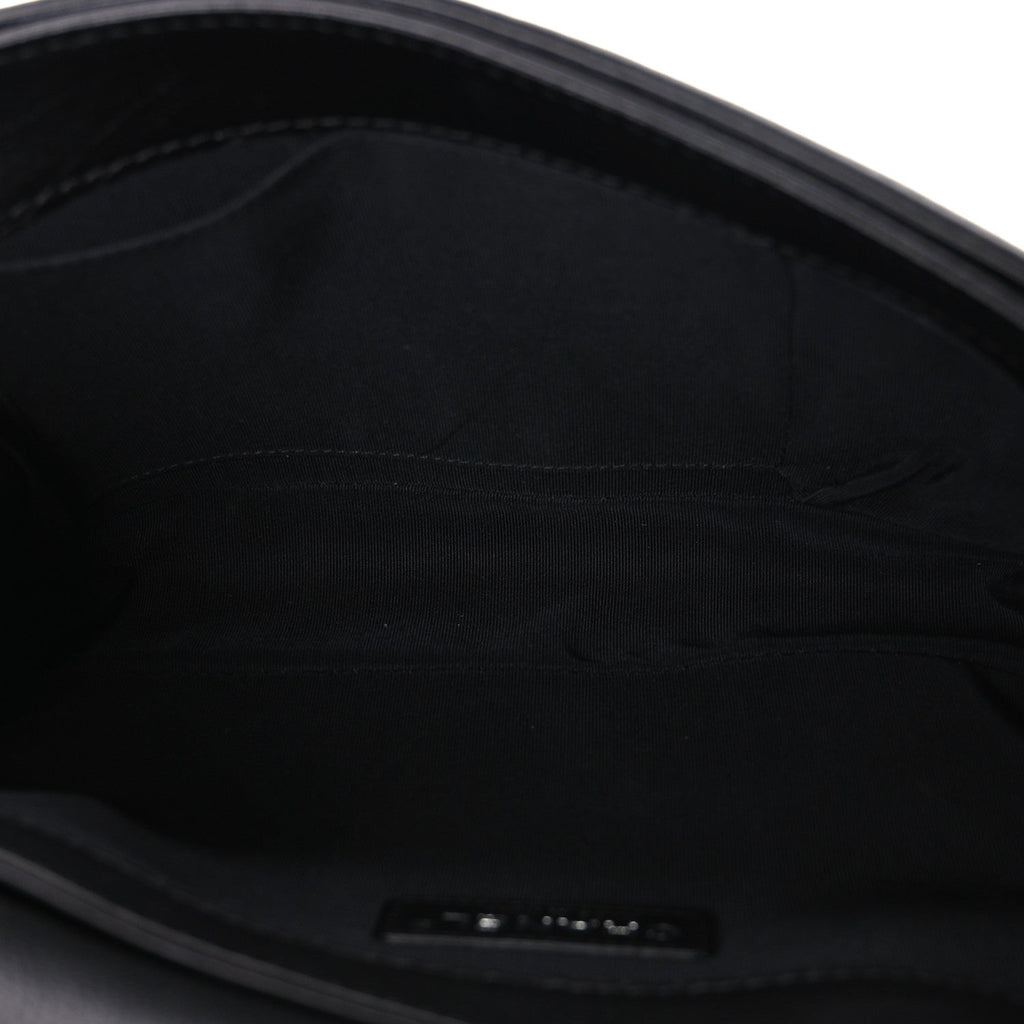 Calfskin New Medium Boy Reverso Flap Black