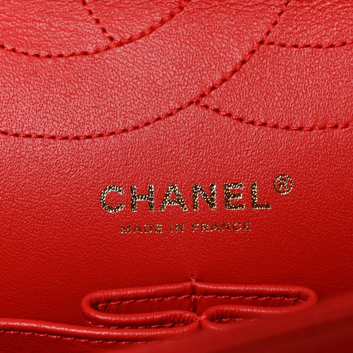 Caviar Chevron Quilted 2.55 Reissue 227 Flap Red
