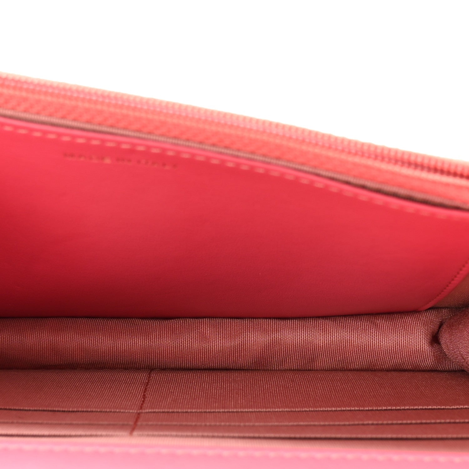 Wool Tweed Lambskin Quilted Chanel 19 Wallet On Chain WOC Coral Pink