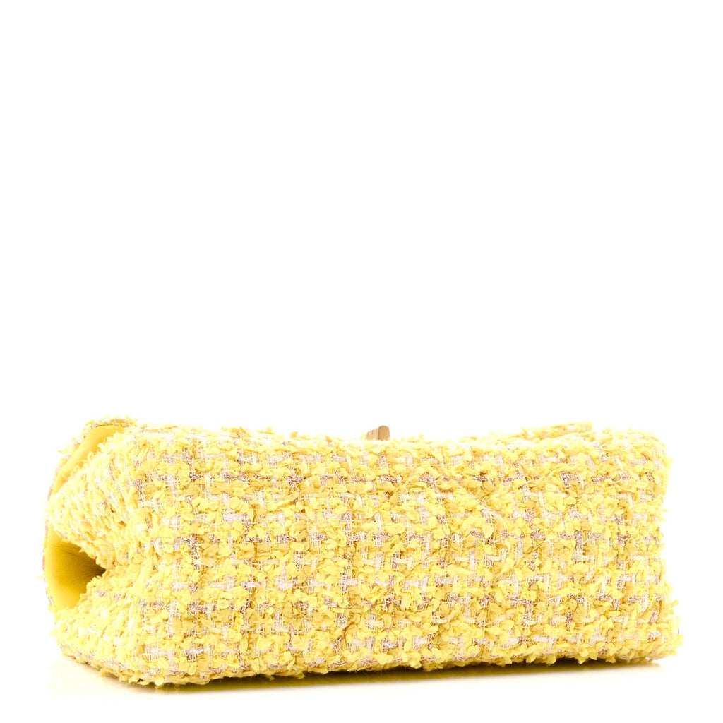 Tweed Quilted 2.55 Reissue Mini Flap Yellow