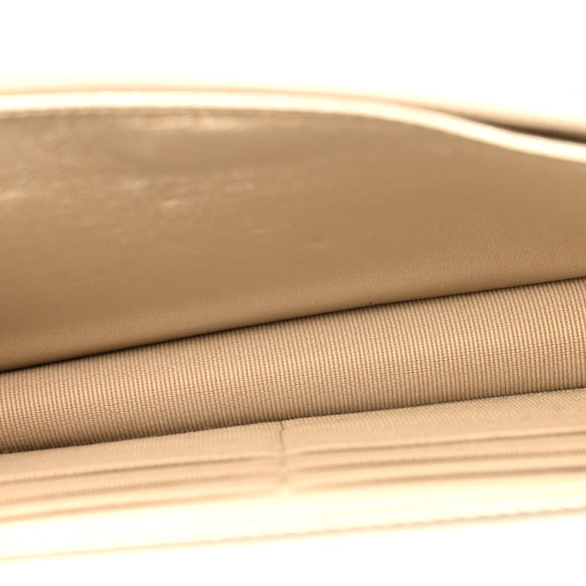 Gradient Metallic Lambskin Quilted Like A Wallet Wallet On Chain WOC Gold Pink