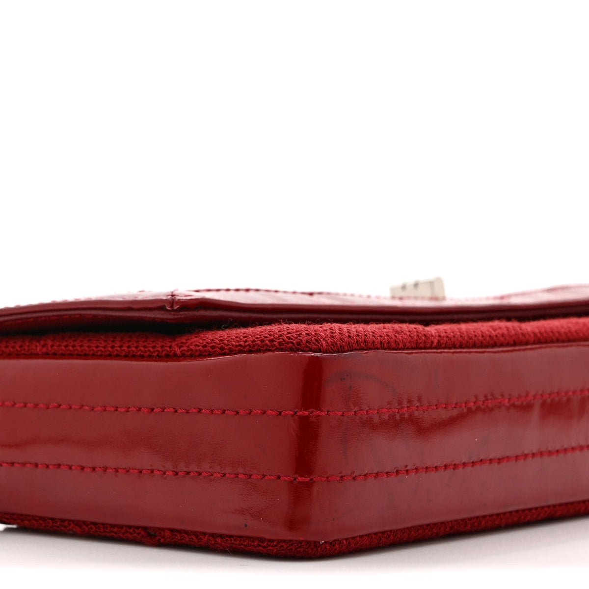 Patent Jersey Quilted 2.55 Reissue East West Flap Red