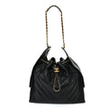 Caviar Quilted Large Chanel 25 Handbag Black