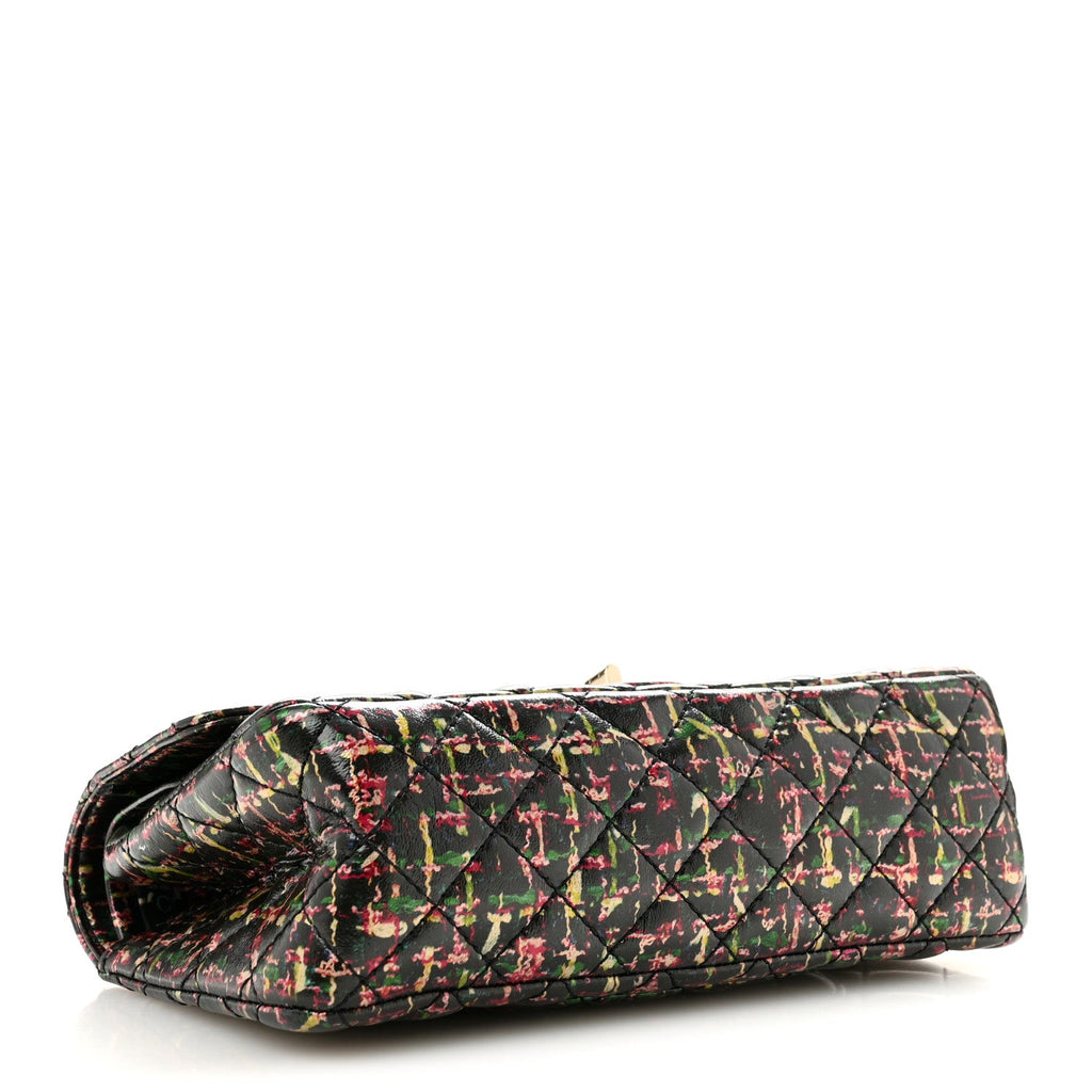 Tweed Printed Lambskin Quilted 2.55 Reissue 225 Flap Multicolor