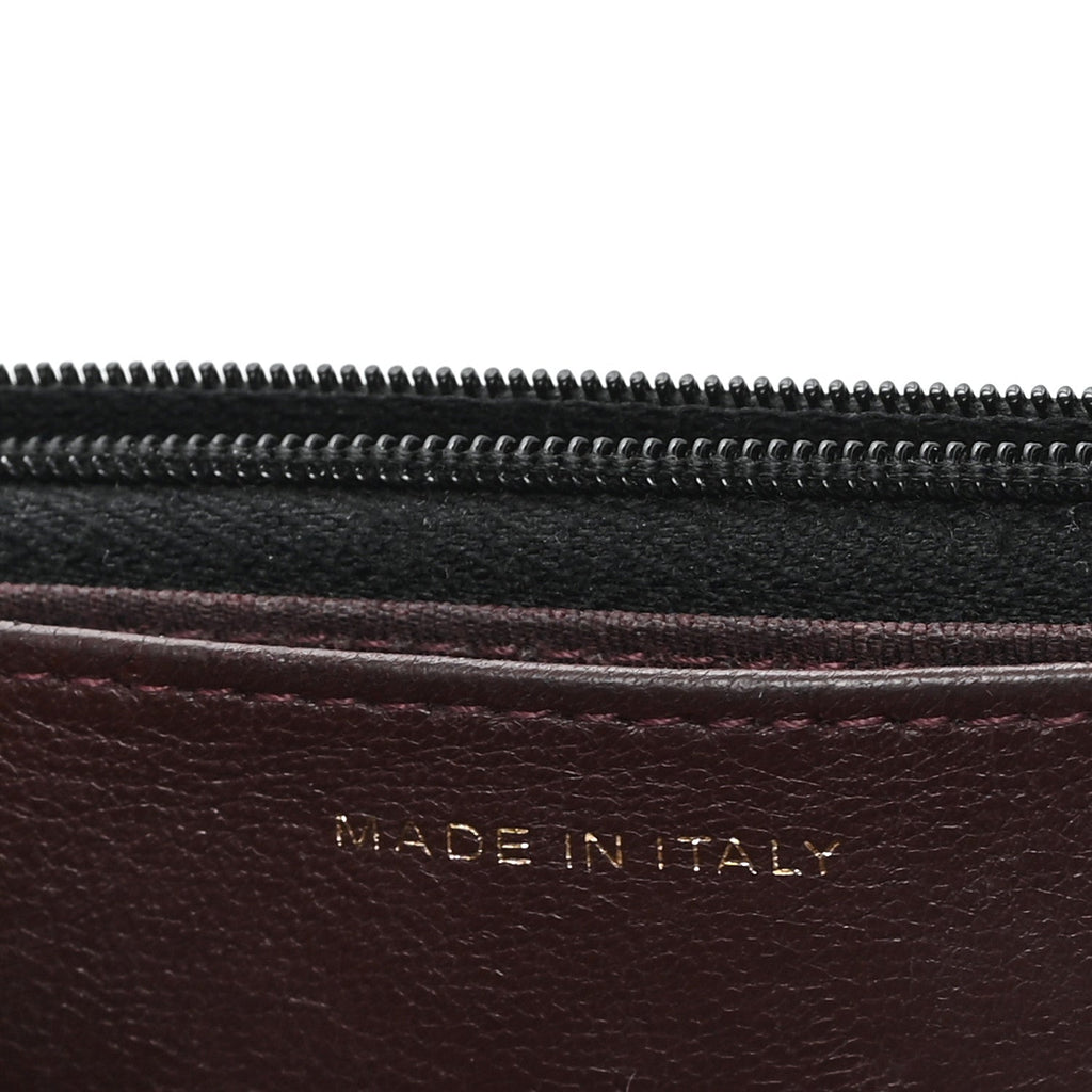 Lambskin Quilted Wallet On Chain WOC Black