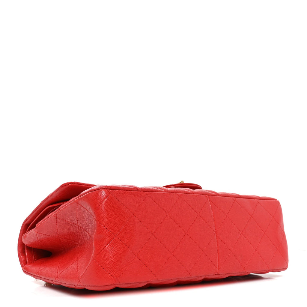 Caviar Chevron Quilted 2.55 Reissue 227 Flap Red