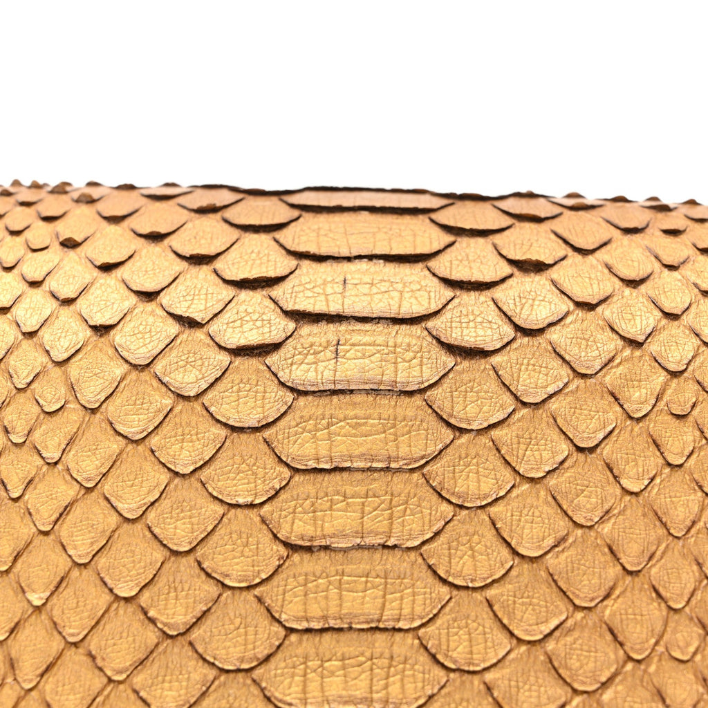 Metallic Snakeskin 2.55 Reissue 226 Flap Gold
