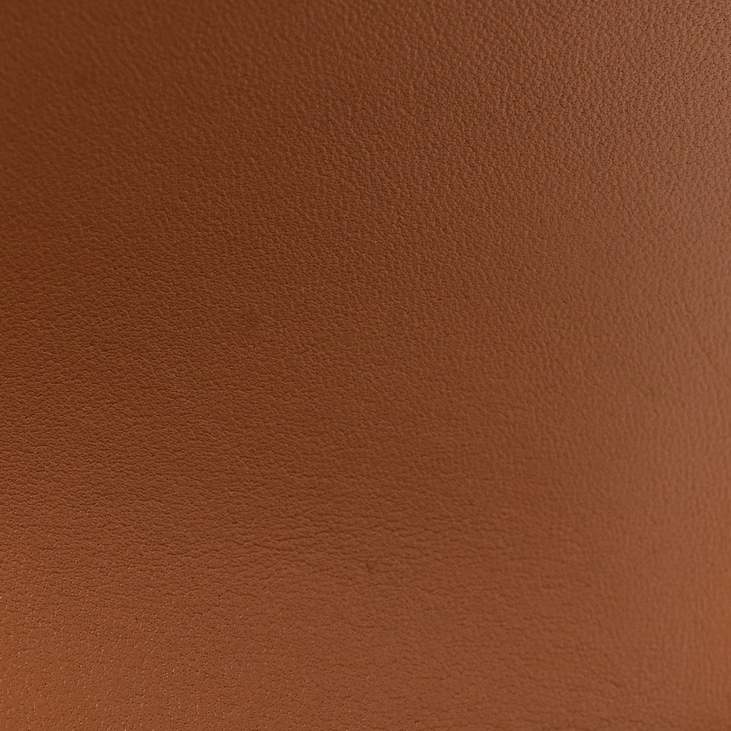 Lambskin Quilted Medium Double Flap Brown
