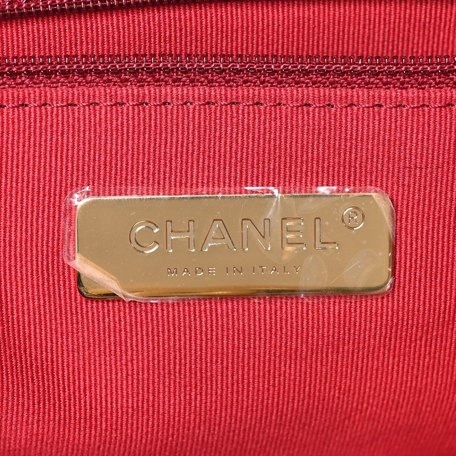 Lambskin Quilted Chanel 19 Shopping Bag Black