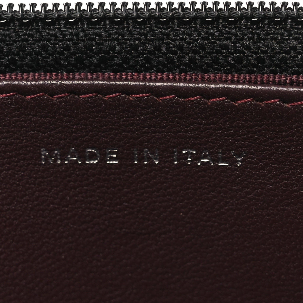 Lambskin Quilted Wallet On Chain WOC Black