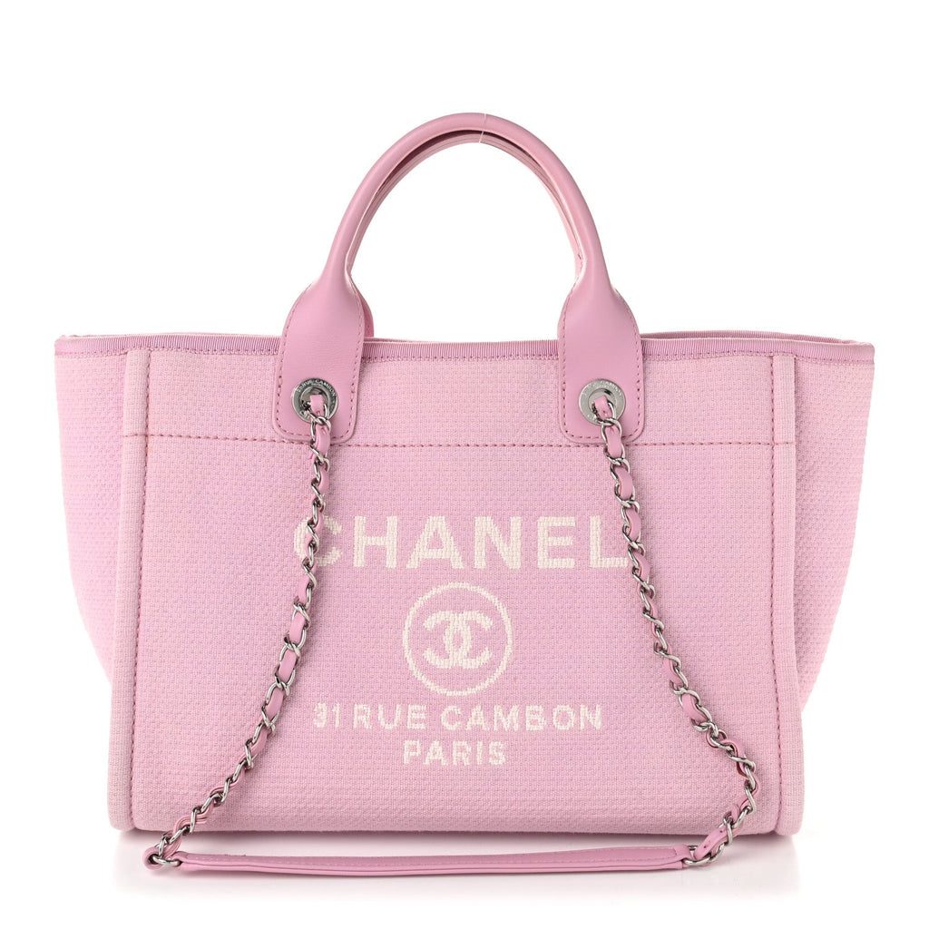 Mixed Fibers Small Deauville Tote Pink