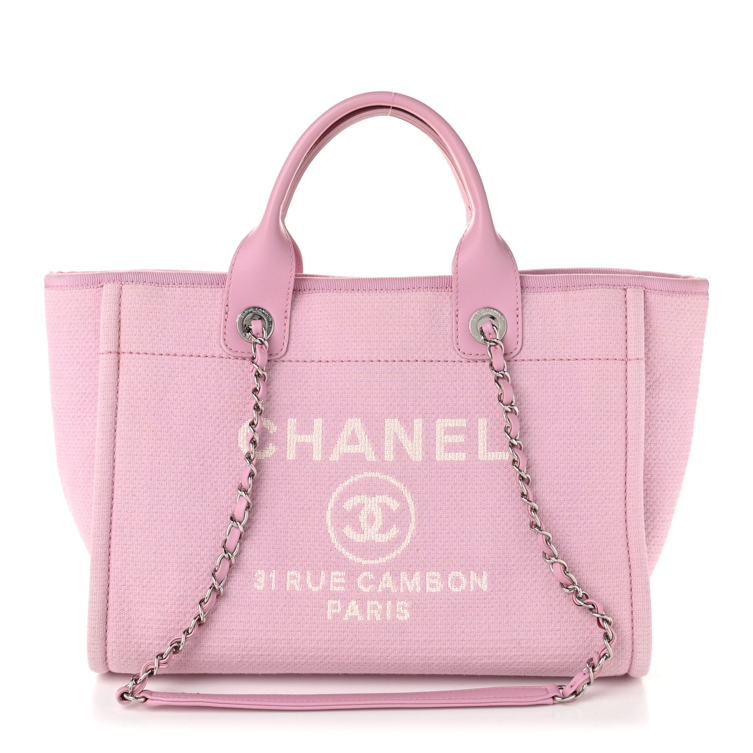 Mixed Fibers Small Deauville Tote Pink