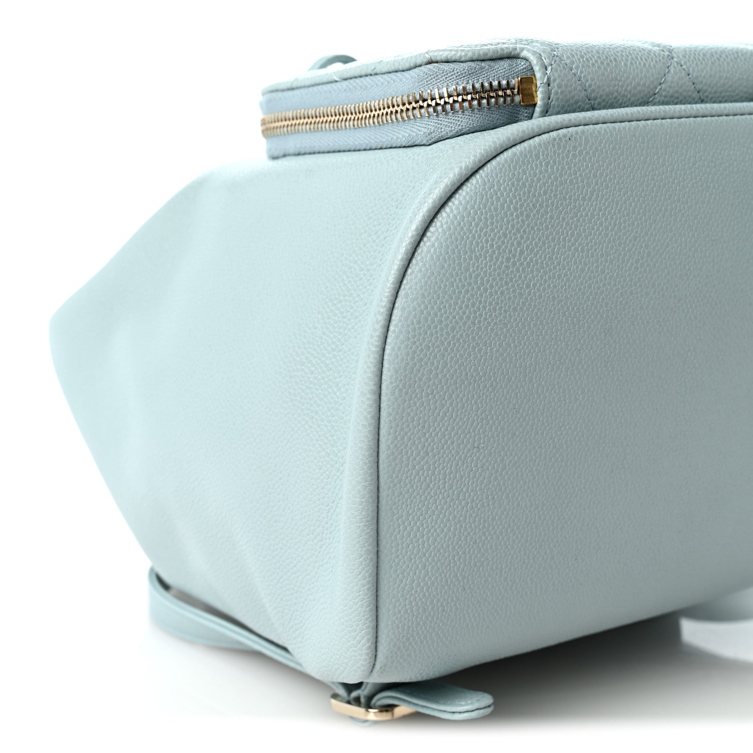 Caviar Quilted Business Affinity Backpack Light Blue