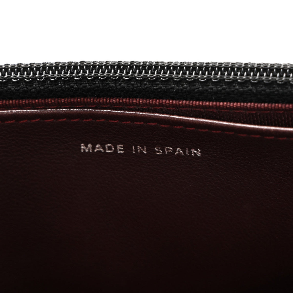 Lambskin Quilted Wallet On Chain WOC Black