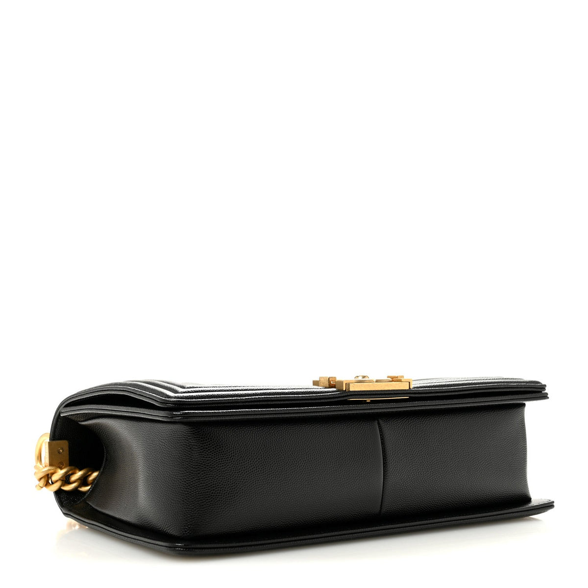 Caviar Quilted New Medium Boy Flap Black