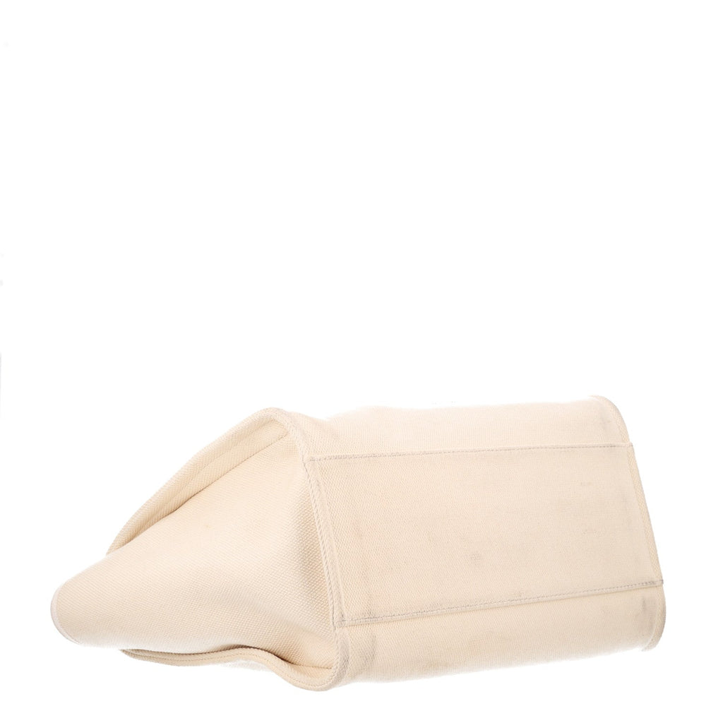 Canvas Pearl Medium Deauville Tote Ecru Beige