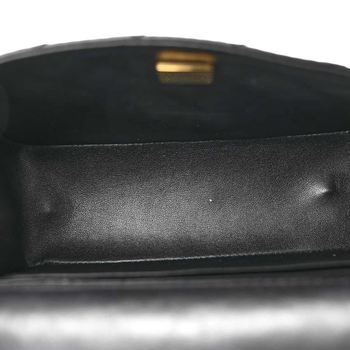 Aged Calfskin Quilted 2.55 Reissue Mini Flap Black