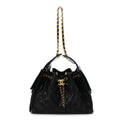 Caviar Quilted Small Chanel 25 Handbag Black