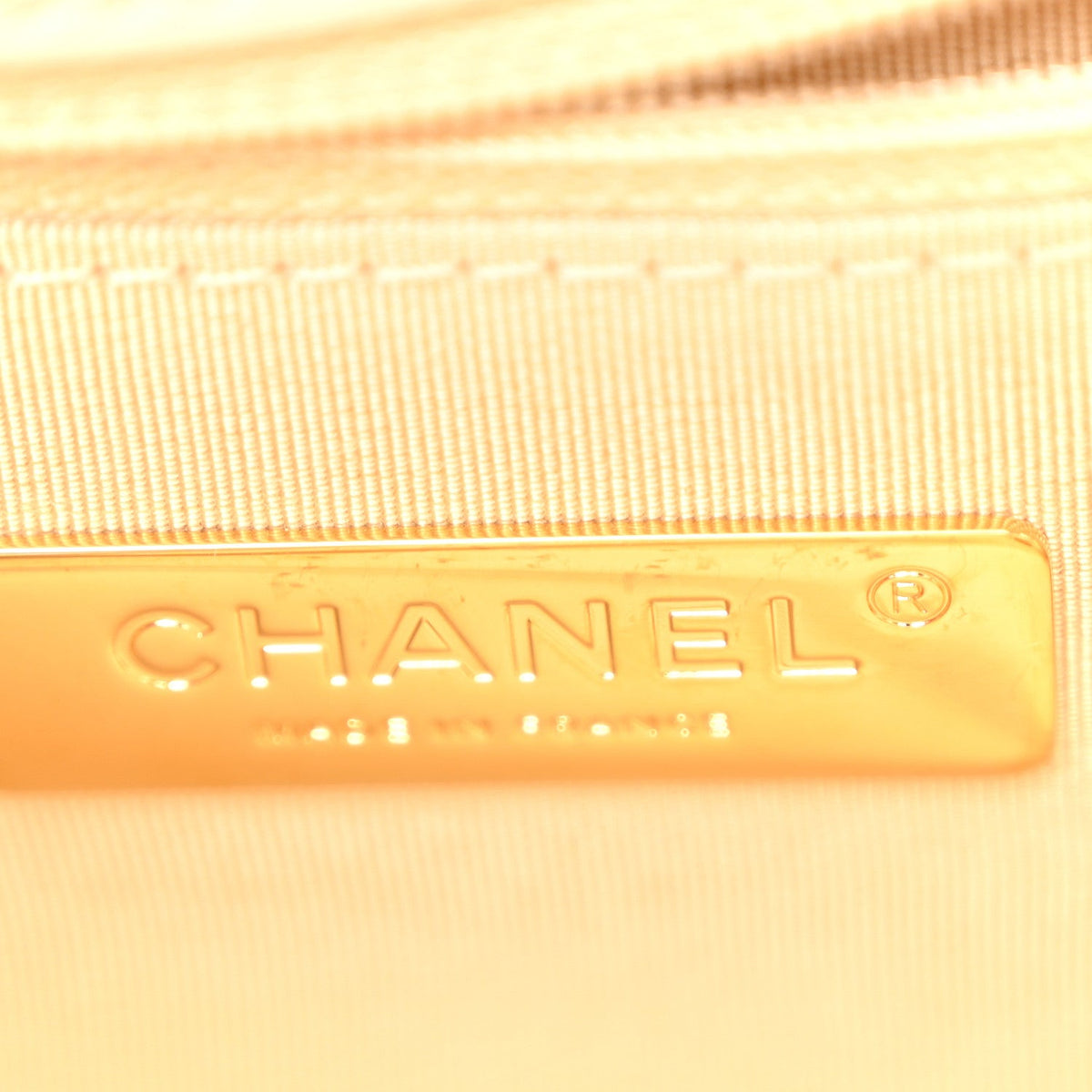 Lambskin Quilted Medium Chanel 19 Flap Beige