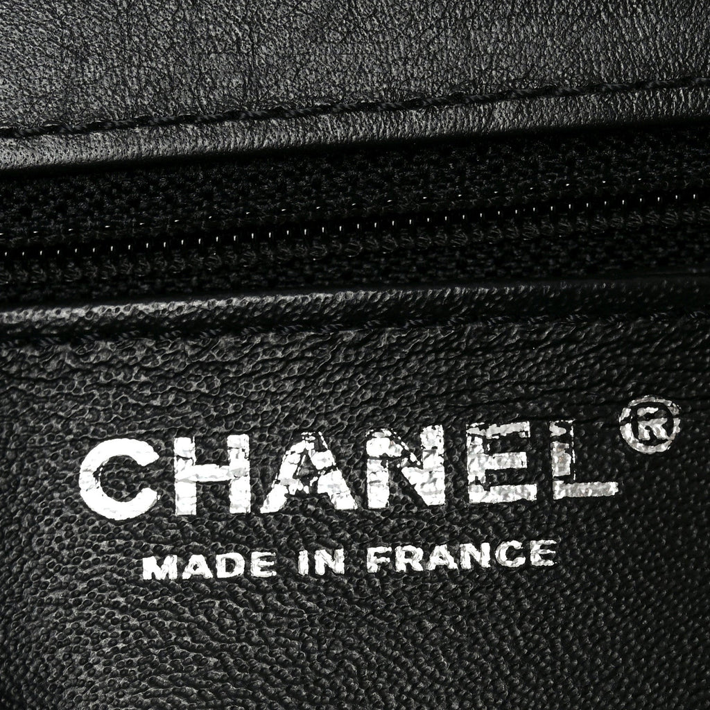 Aged Calfskin Chevron Quilted 2.55 Reissue Mini Flap So Black