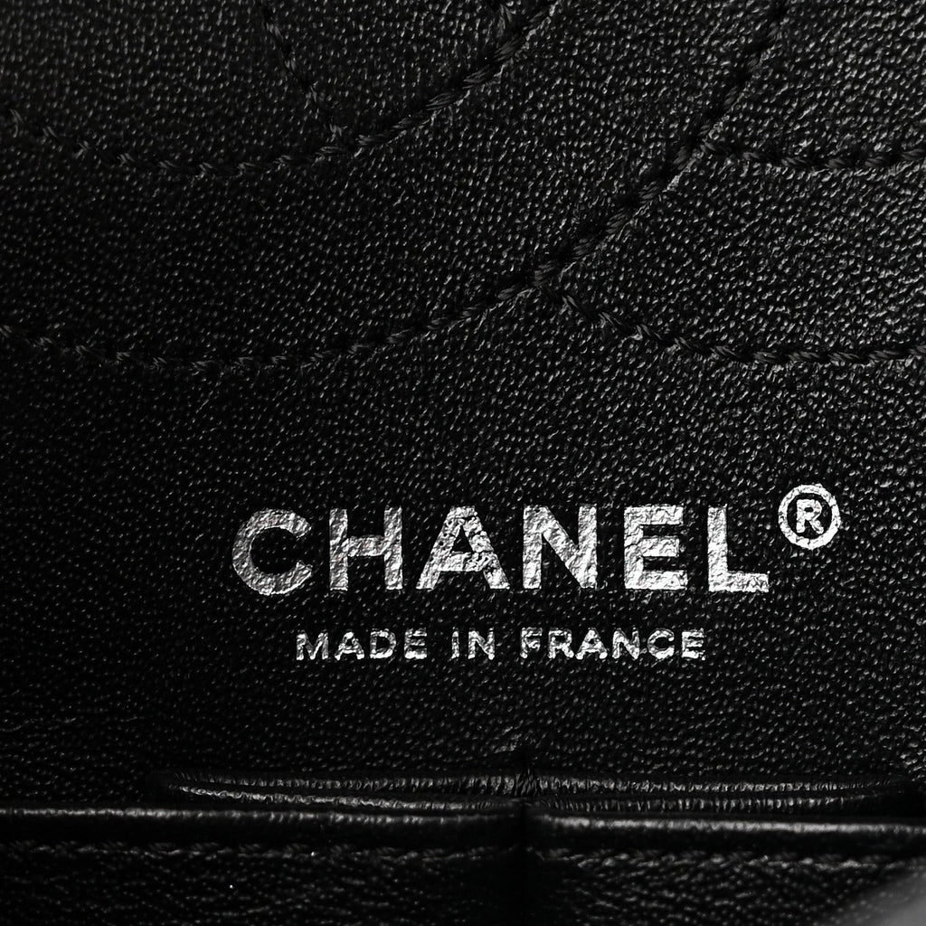 Aged Calfskin Quilted 2.55 Reissue 225 Flap So Black