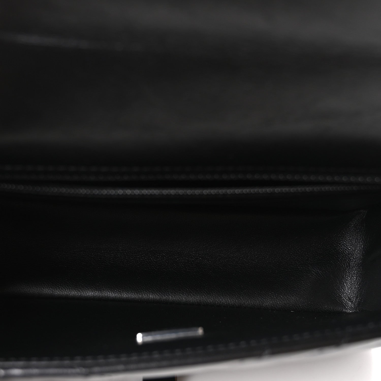 Aged Calfskin Chevron Quilted 2.55 Reissue Mini Flap So Black