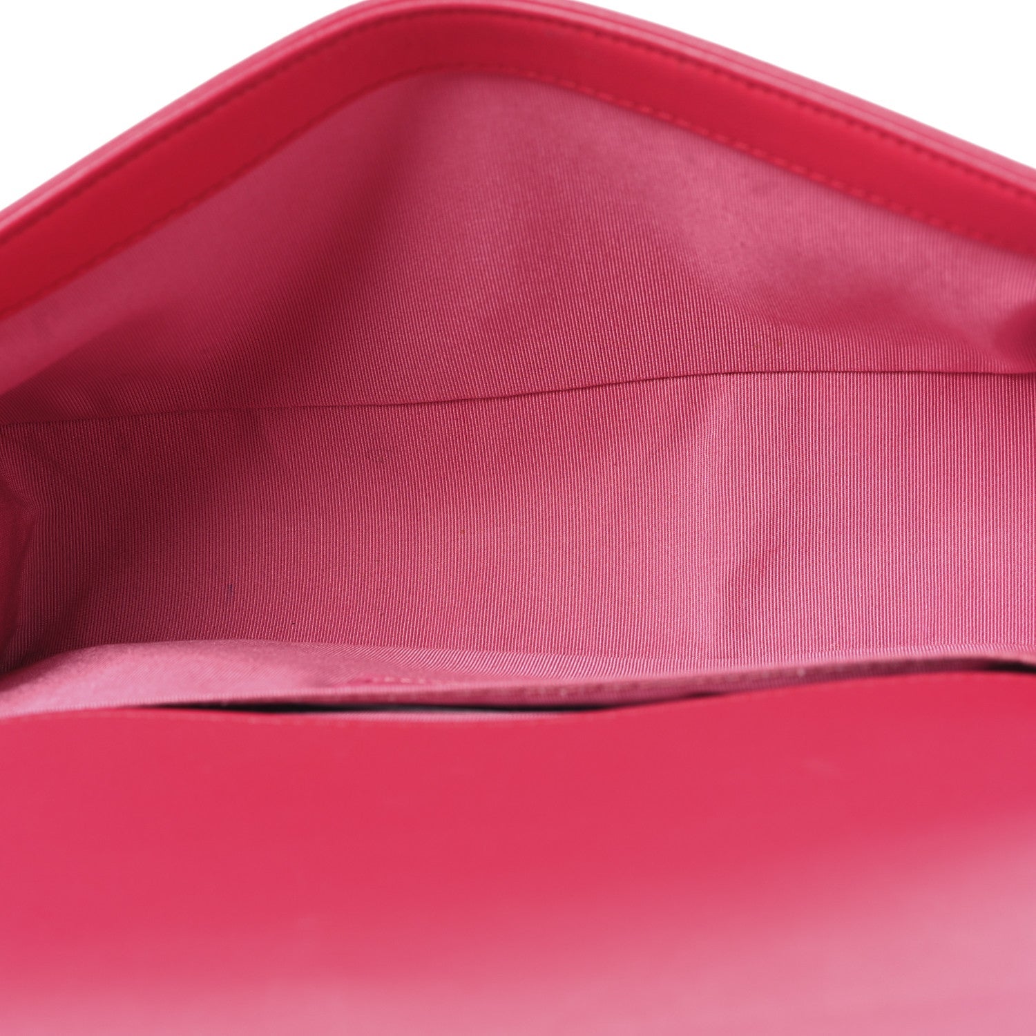 Lambskin Quilted Medium Boy Flap Fuchsia