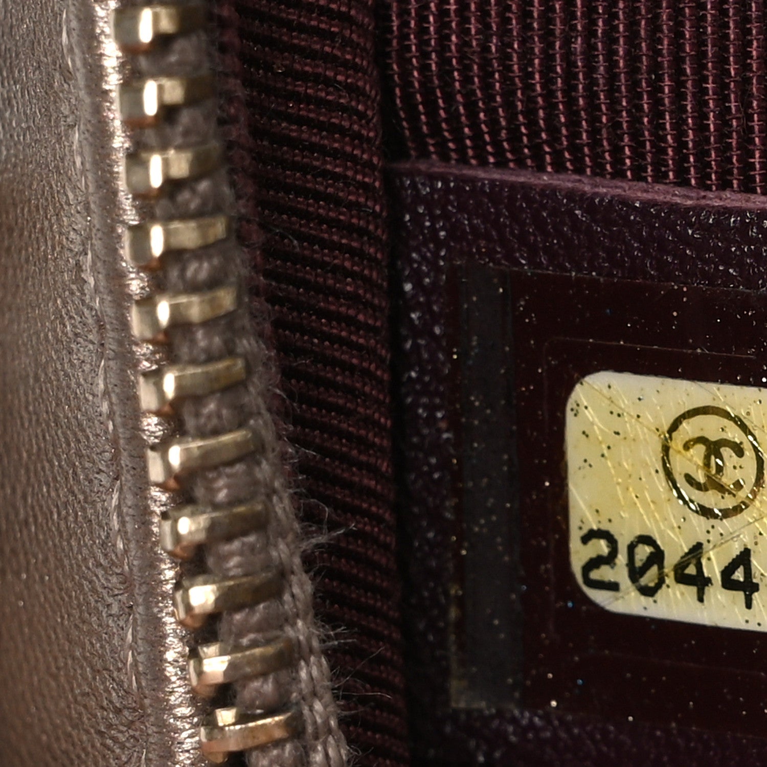 Metallic Lambskin Mini Coco Boy Camera Case Dark Gold