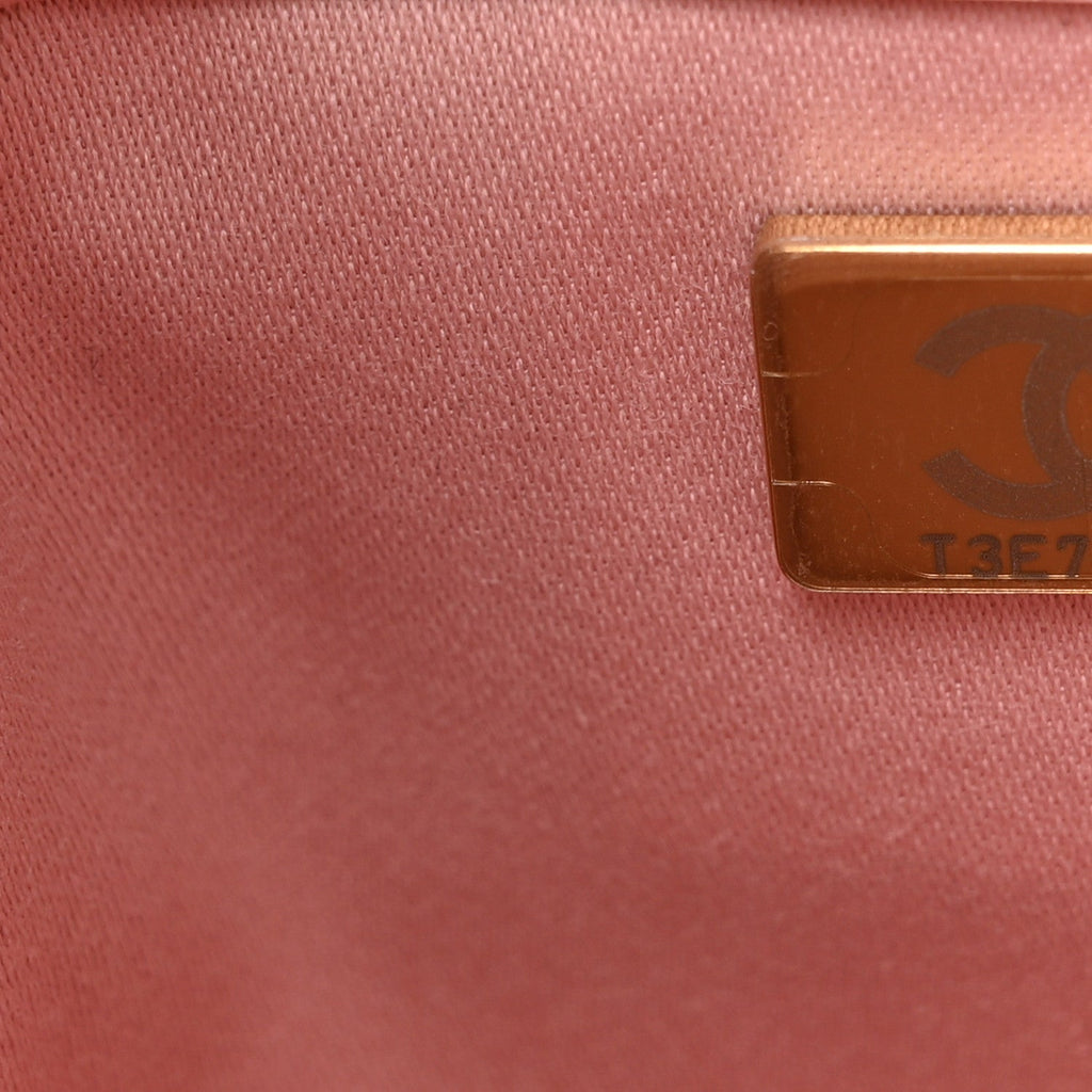 Caviar Quilted Mini Chanel 25 Handbag Pink
