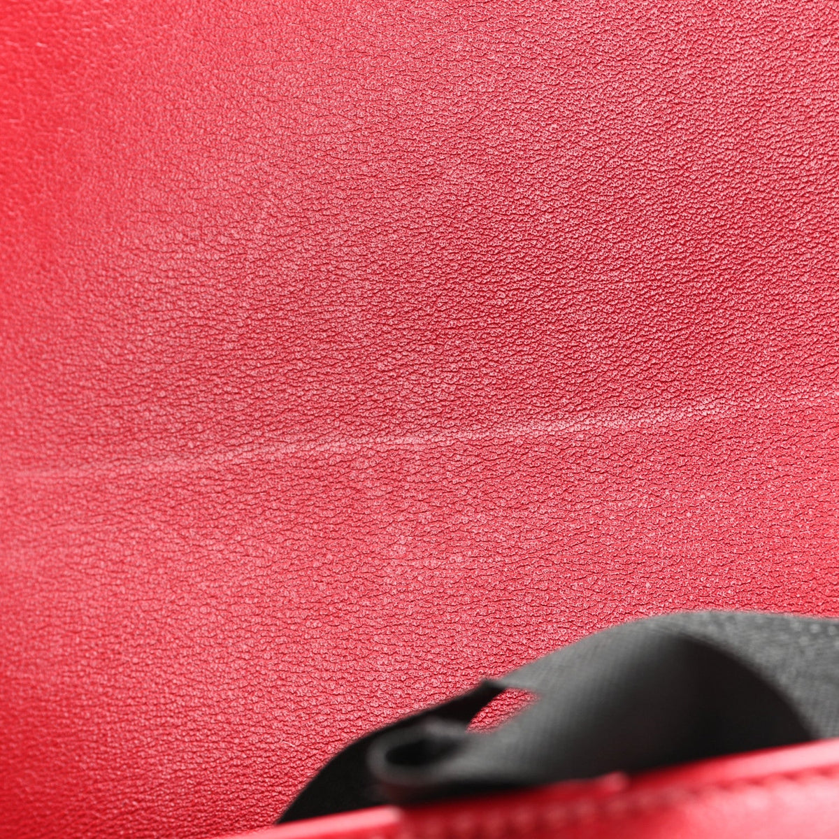 Calfskin Shearling Quilted Small Boy Messenger Bag Red