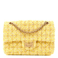 Tweed Quilted 2.55 Reissue Mini Flap Yellow