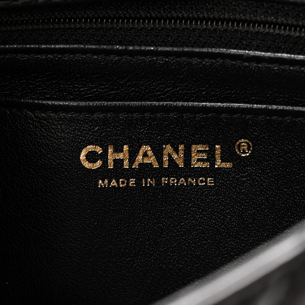 Aged Calfskin Quilted 2.55 Reissue Mini Flap Black