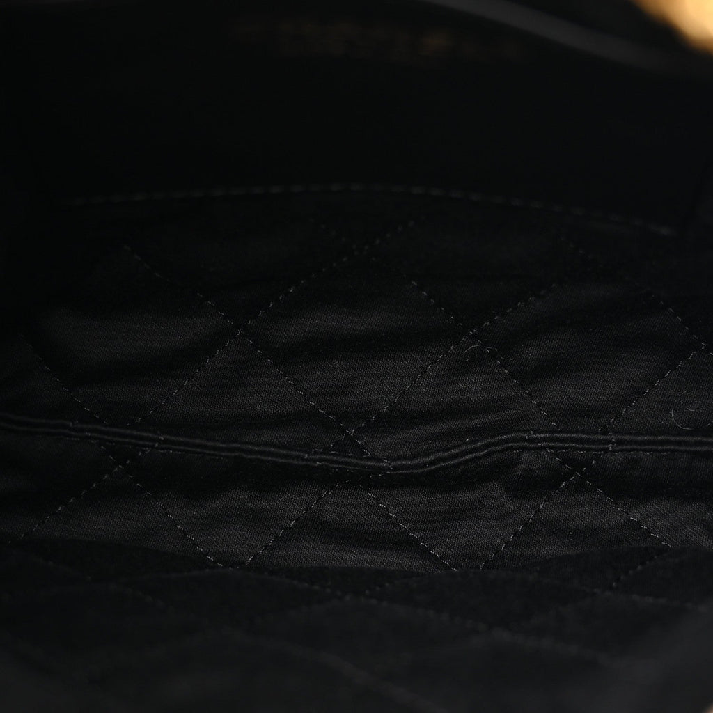 Metallic Calfskin Macrame Mini Chanel 22 Gold