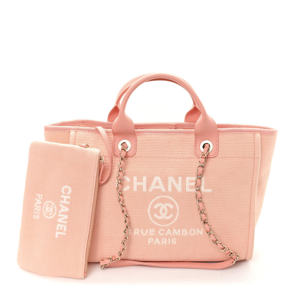 Mixed Fibers Small Deauville Tote Pink