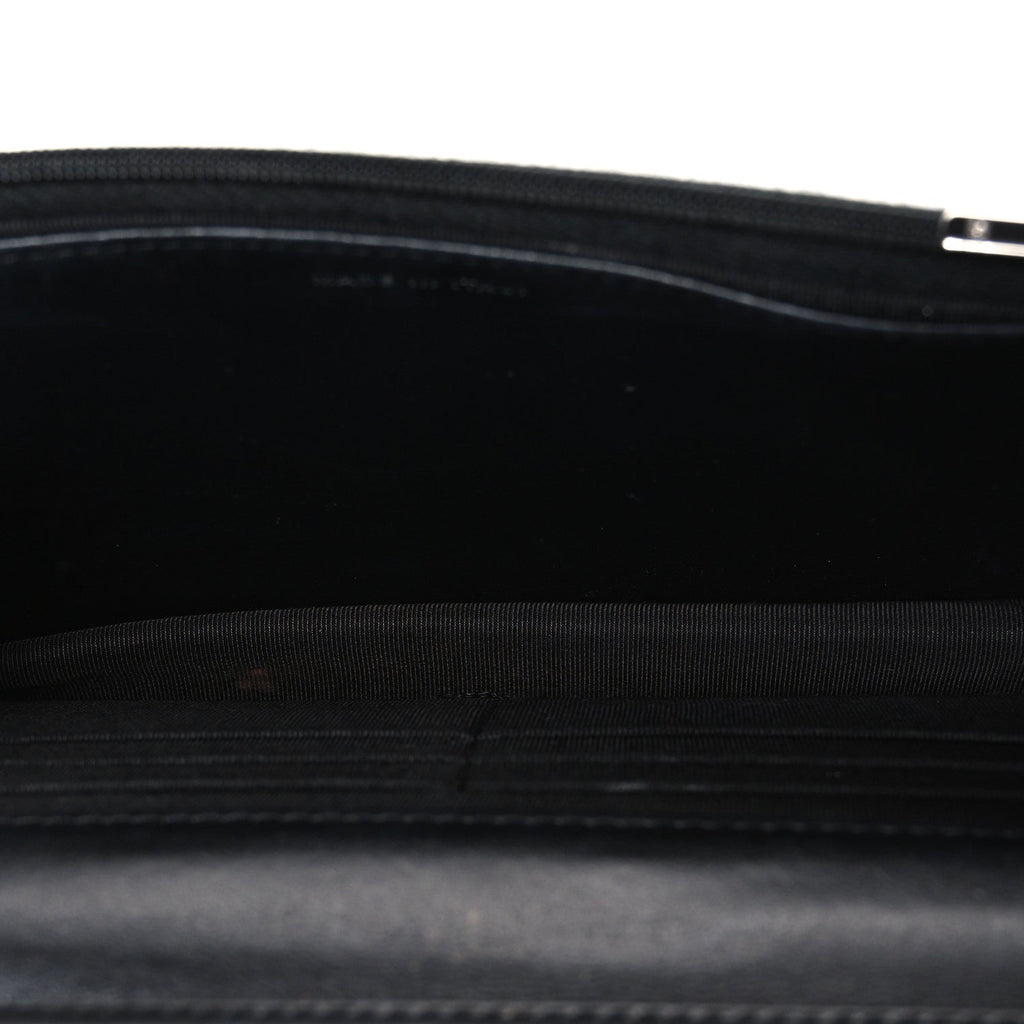 Patent Quilted Bi-Color Wallet On Chain WOC Red Black