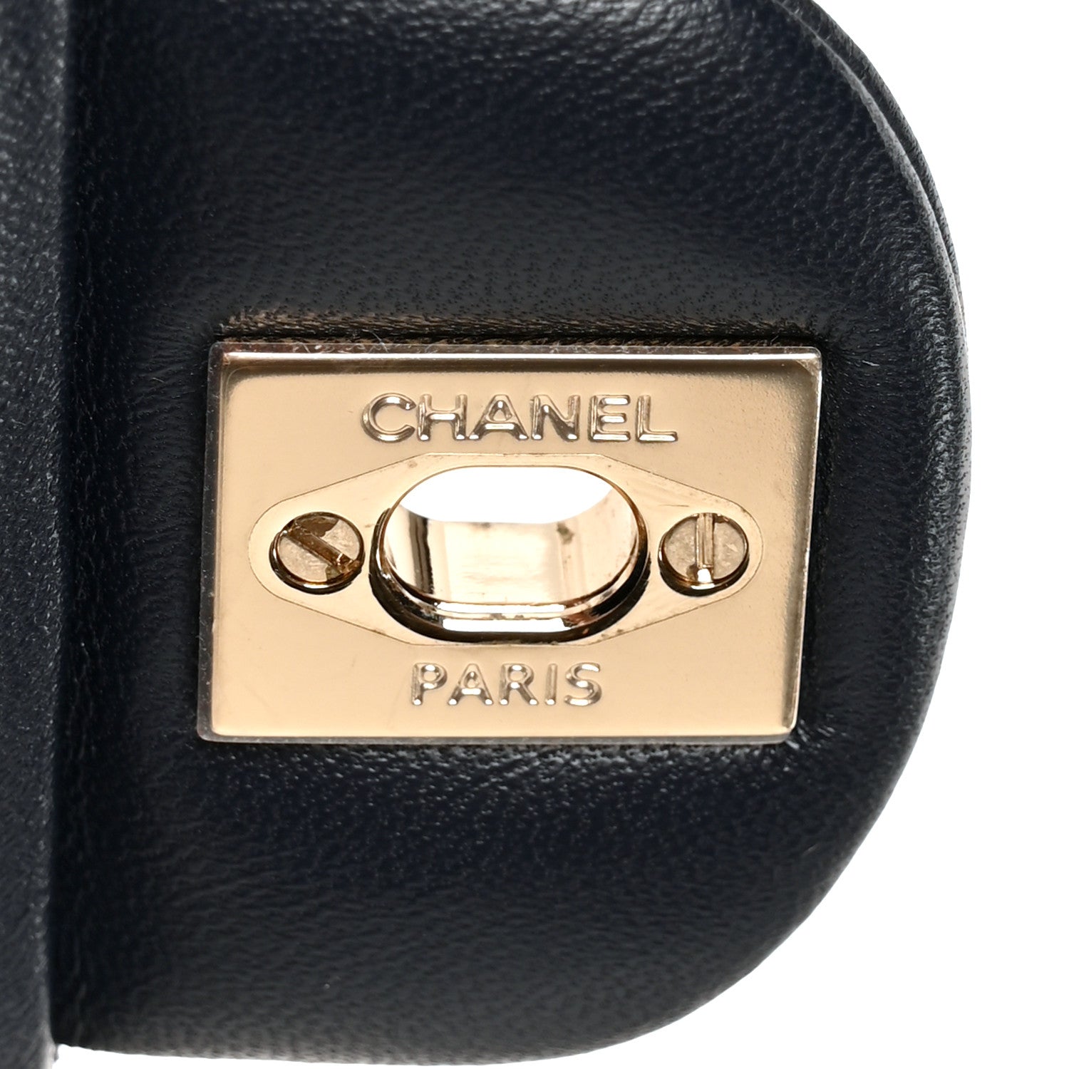 Lambskin Quilted Small Double Flap Navy