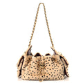 Pony Hair Mini Chanel 25 Handbag Beige Black