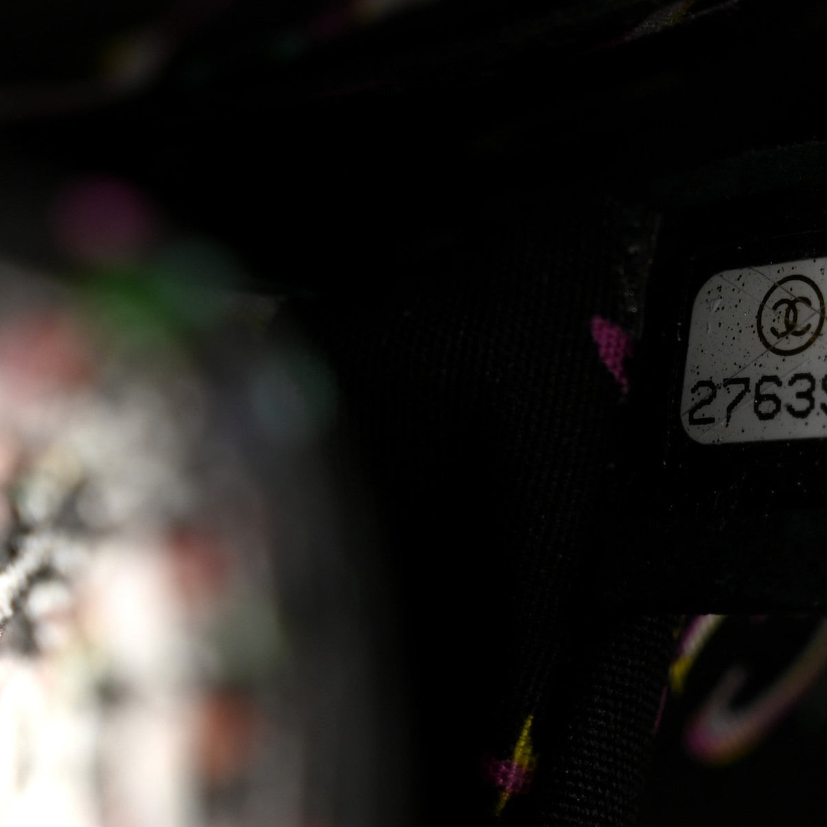 Tweed Printed Lambskin Quilted 2.55 Reissue 225 Flap Multicolor