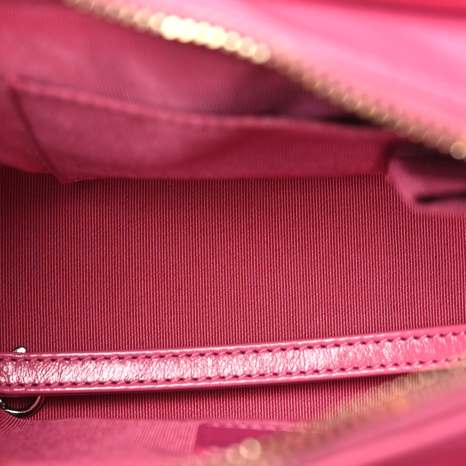 Aged Calfskin Quilted Small Gabrielle Hobo Pink